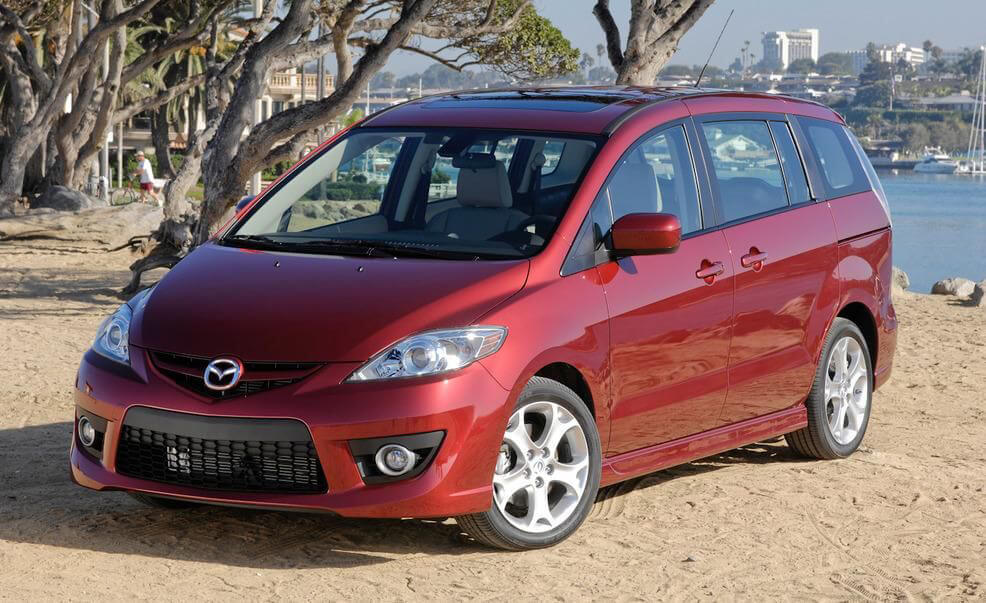 Red 2010 Mazda5