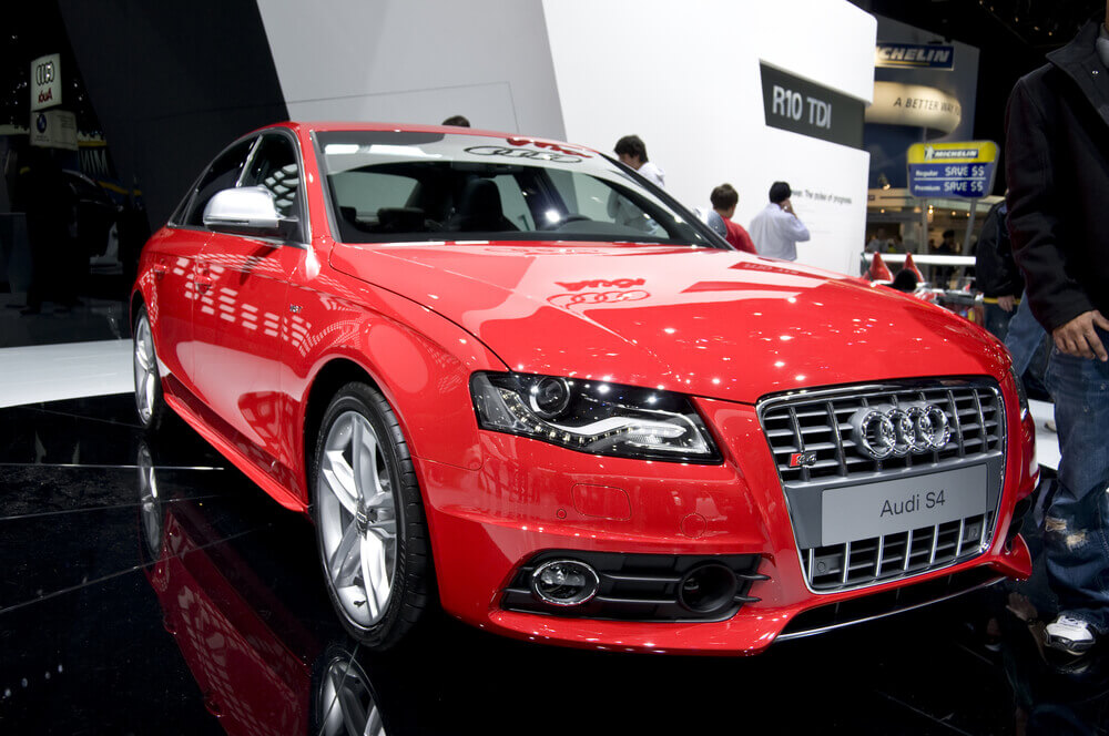 red Audi S4