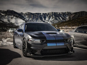 Dodge Charger R/T Black and Blue