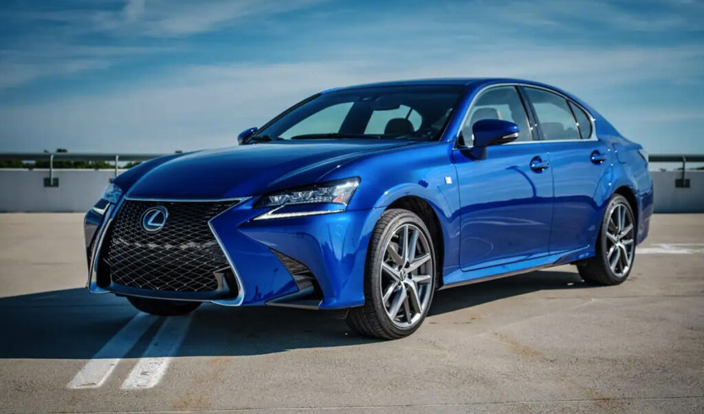 Lexus GS F Blue