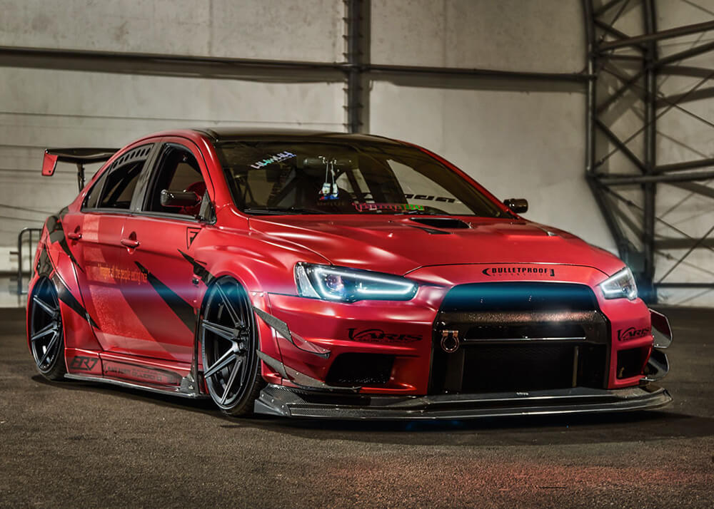 Mitsubishi Lancer Evolution X Red