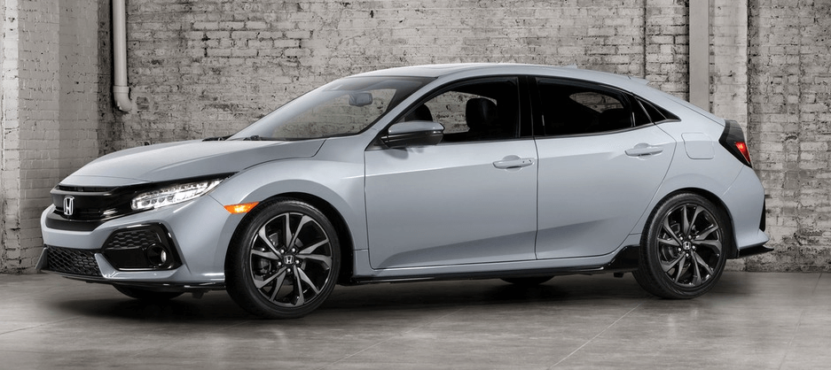 Blue Grey 2017 Honda Civic