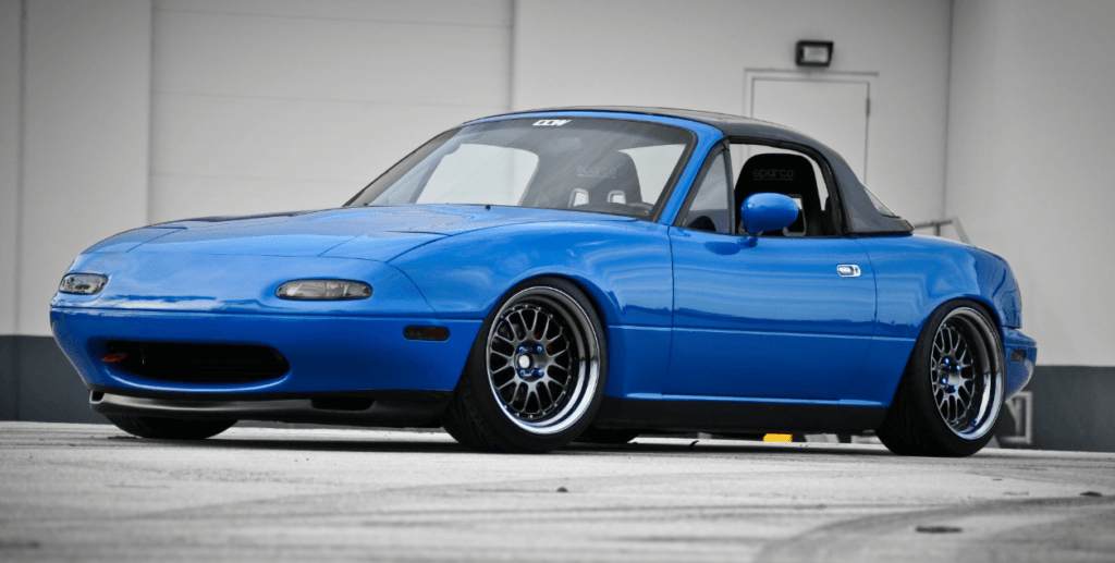 Mazda Miata blue