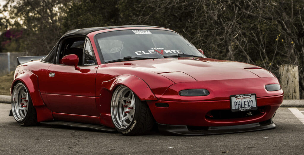 Mazda Miata red