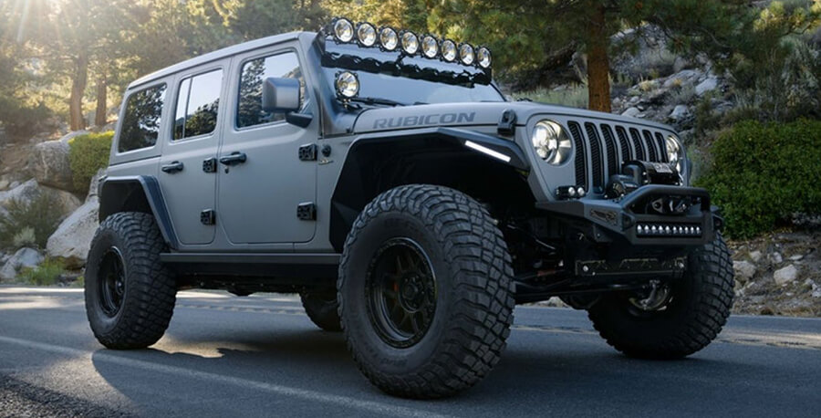 Modded Jeep Wrangler outdoor