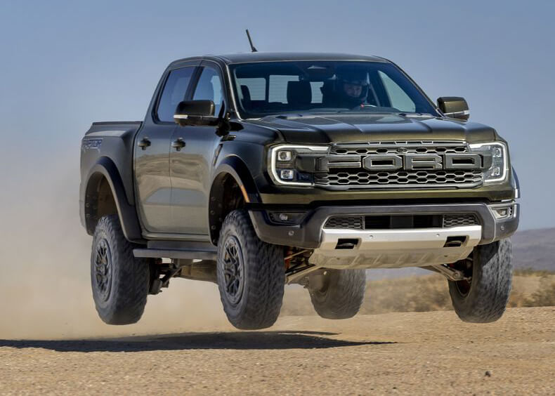 2024 Ford Ranger Raptor Jumping Dunes