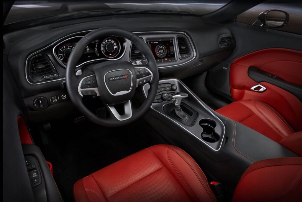 Interior of Dodge Challenger GT AWD