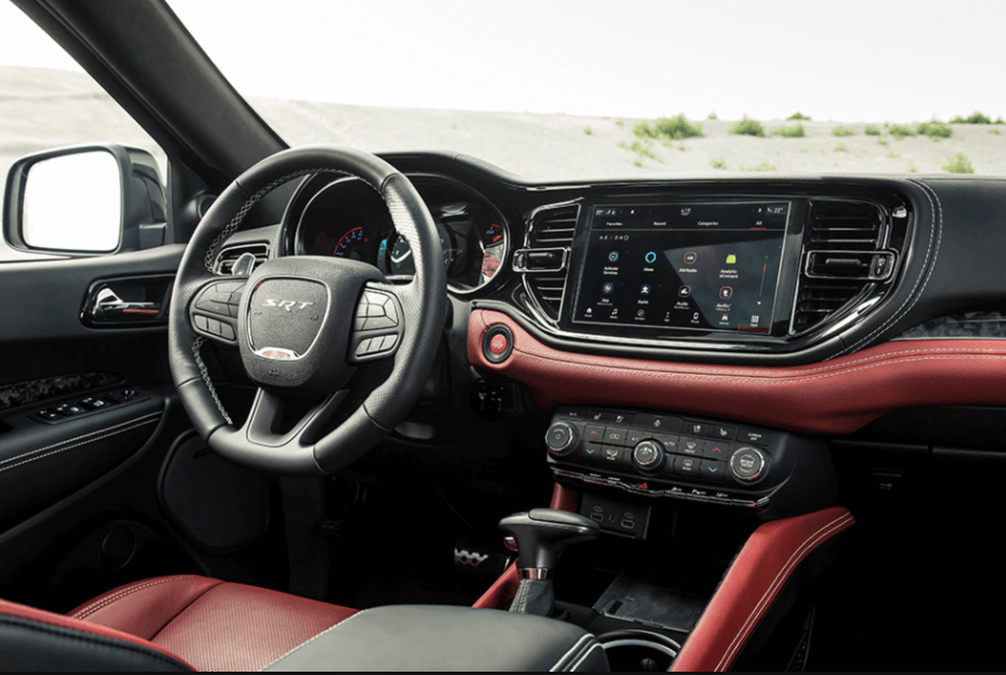 Dodge Durango SRT Hellcat red interior
