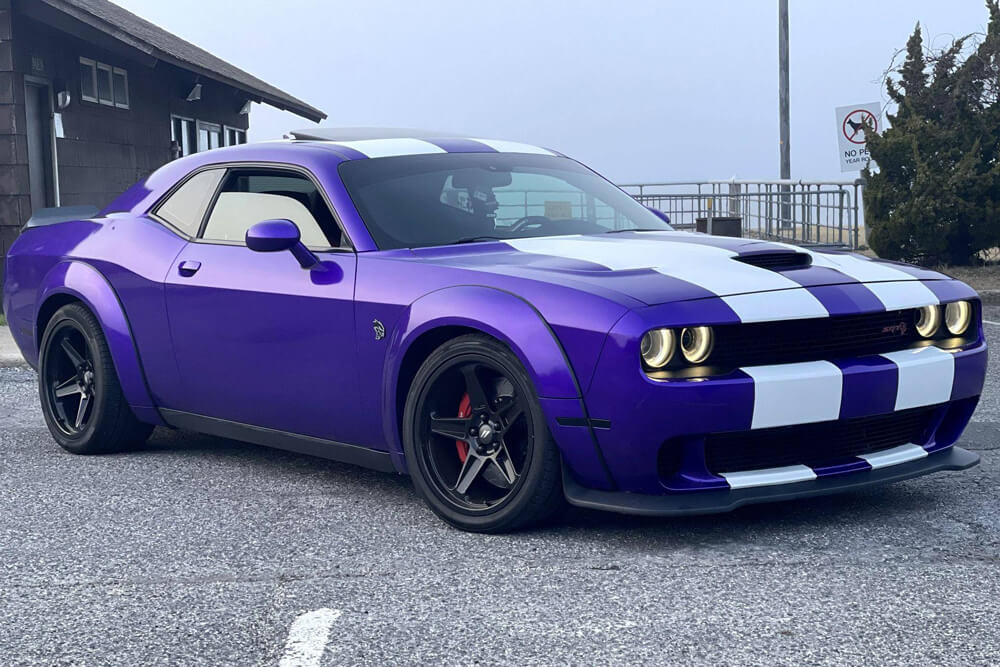 Purple 2016 Dodge Challenger Hellcat