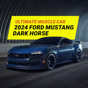 New Ford Mustang Dark Horse Driving In A Tunnel