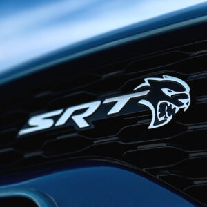 SRT Hellcat Logo Emblem from a 2020 Charger Hellcat from Street and Racing Technology