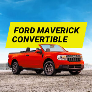 Ford Maverick Convertible Render April Fools 2023