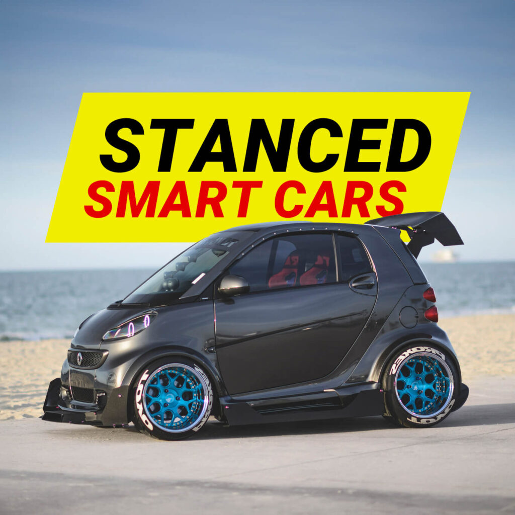 Smart Car Stanced on beach
