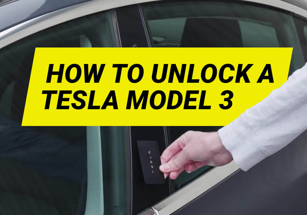Lock & Unlock Tesla Model 3 with Key