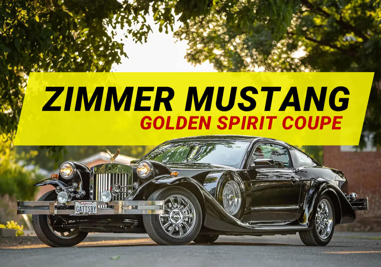 Zimmer Mustang GT Golden Coupe Front View
