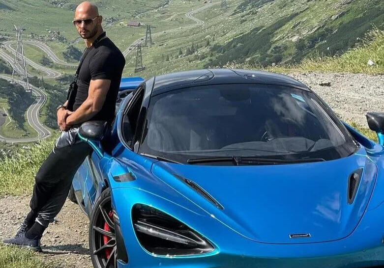 Andrew Tate Leaning on Car