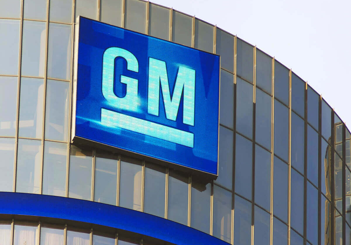 General Motors Company Sign on Building
