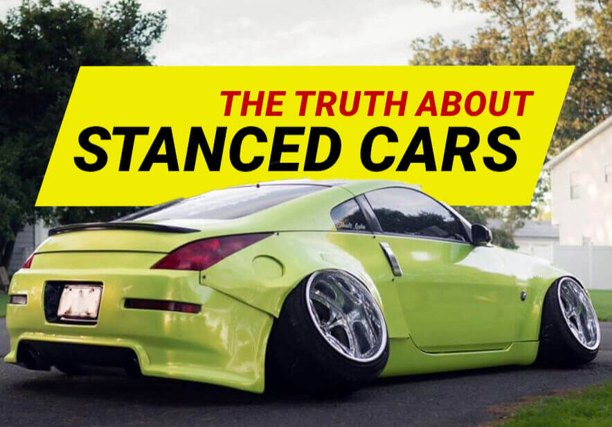 Stanced Green Nissan 350z